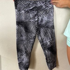Snake print yoga pants